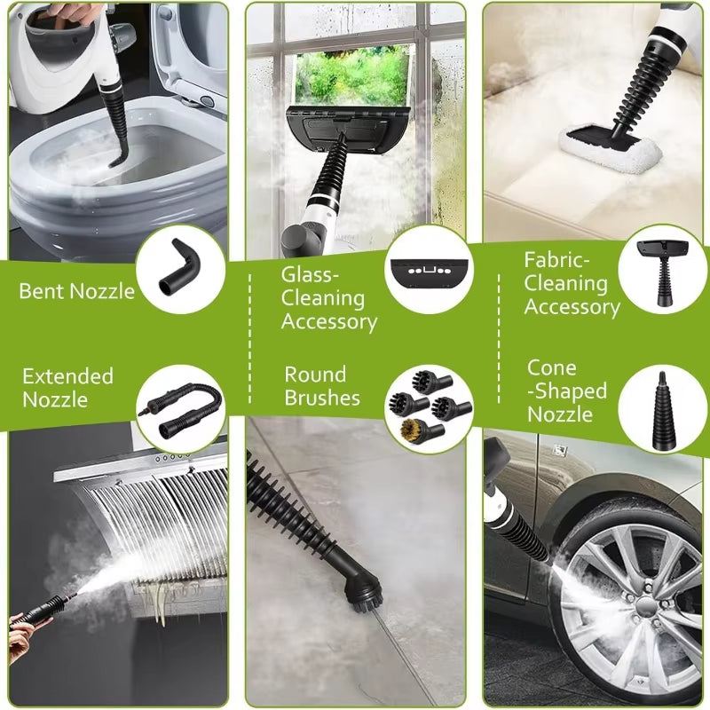 Pressurized Handheld Multi-Surface Natural Steam Cleaner